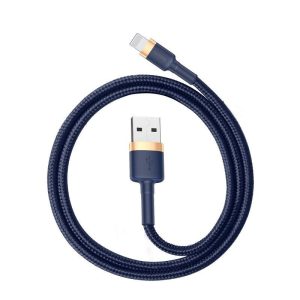 Cavo Lightning Baseus Cafule 1.5A 2m (Oro + Blu scuro)