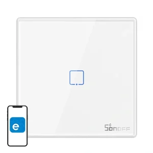 Interruttore a parete wireless intelligente Sonoff T2EU1C-RF 433MHz (1 canale)