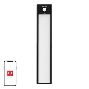 Lampada da armadio Yeelight nera, 20 cm, 2700K