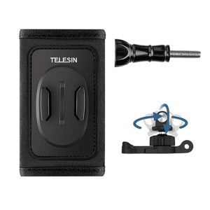 Supporto per tracolla Telesin con gancio a J a 360° per GoPro/Osmo Action (GP-BPM-005)