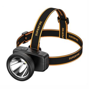 Lampada frontale Superfire HL55, 150 lm, USB-C, 4 modalità, 270 m