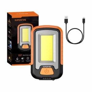 Torcia da officina Superfire G21, 650 lm, USB