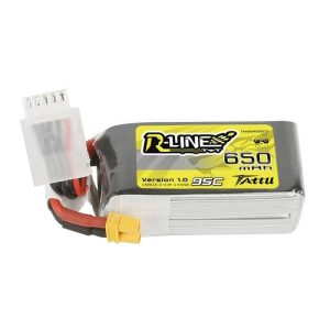 Batteria Tattu R-Line 650mAh 14,8V 95C 4S1P XT30