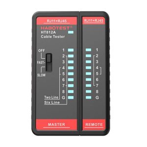 Tester per cavi di rete Habotest HT812A RJ45/RJ14/RJ12/RJ9