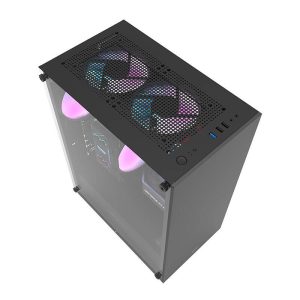 Case per computer Darkflash DK100 (nero)