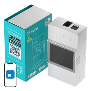 Interruttore intelligente Wi-Fi per il monitoraggio della temperatura e dell'umidità Sonoff THR316D TH Elite