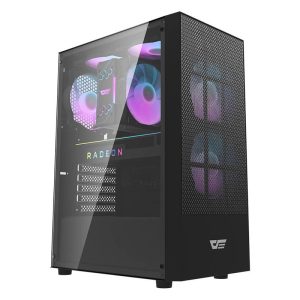 Case per computer Darkflash A290 (nero) + 3 ventole