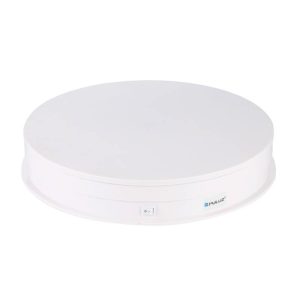 Piatto girevole elettrico per esposizione Puluz 30cm USB (bianco)