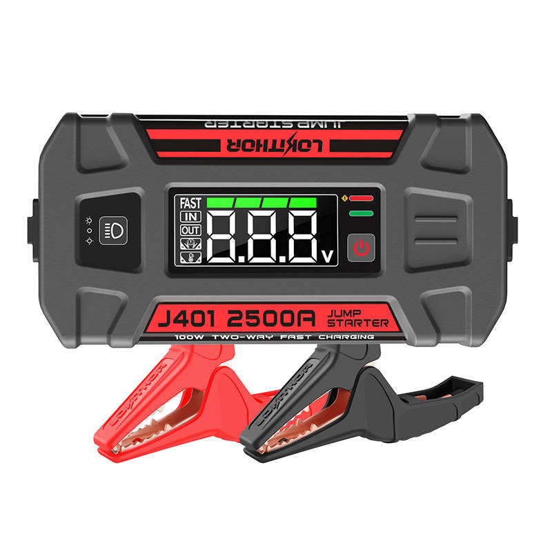 Lokithor J401 Avviatore di emergenza / Booster 2500A + Powerbank 20000mAh + Torcia Dispositivo 4 in 1