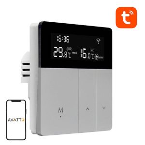 Termostato intelligente Avatto WT50 per scaldabagno 3A WiFi TUYA