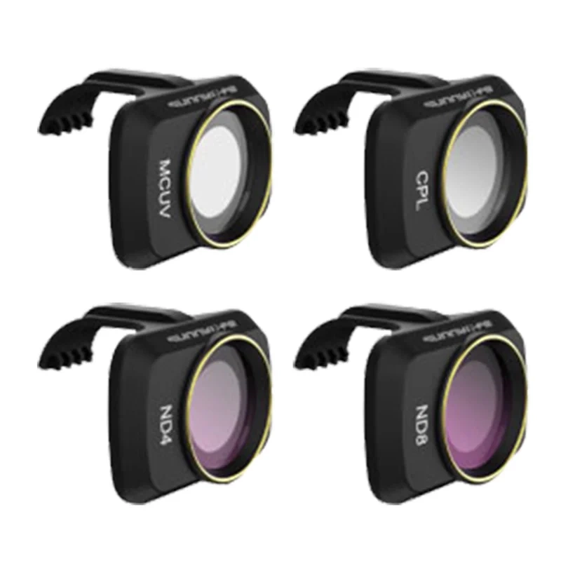 Set di 4 filtri CPL ND 4/8 UV Sunnylife per DJI Mini 2 (MM-FI9257)