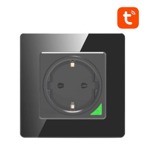 Presa a muro intelligente WiFi Avatto N-WOT10-EU-B TUYA (nera)