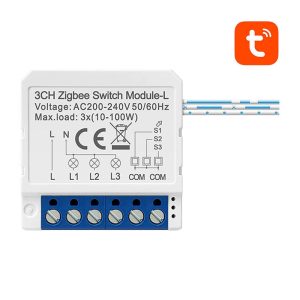 Modulo interruttore intelligente ZigBee Avatto LZWSM16-W3 senza neutro TUYA