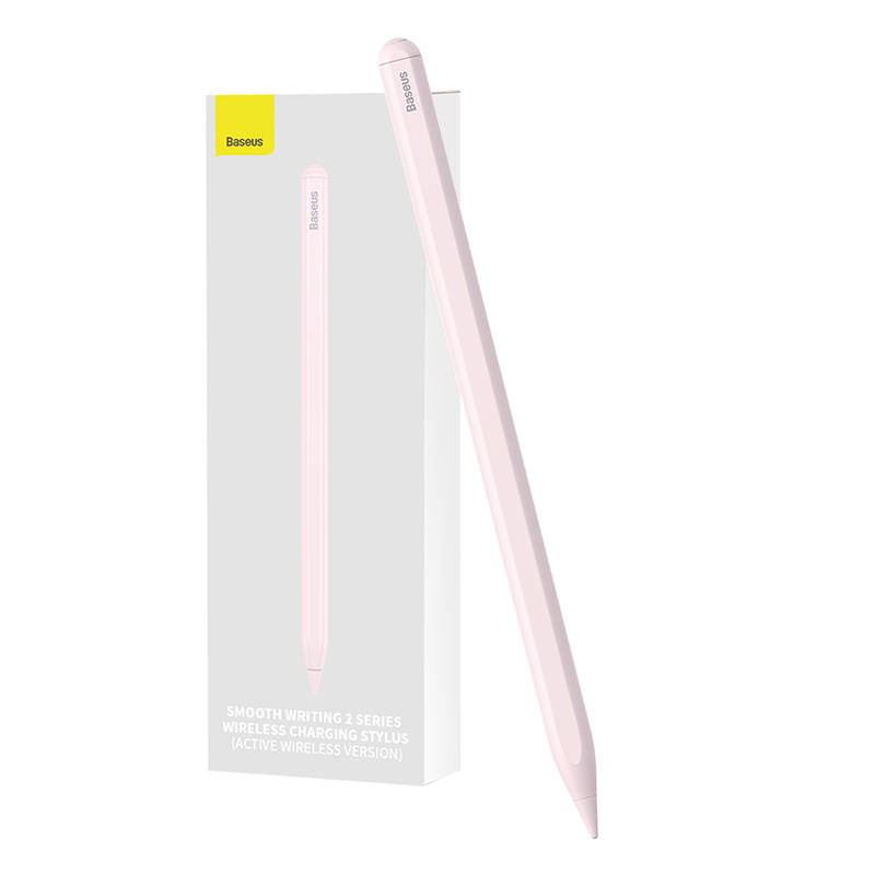 Pennino con ricarica wireless per telefono/tablet Baseus Smooth Writing (rosa)