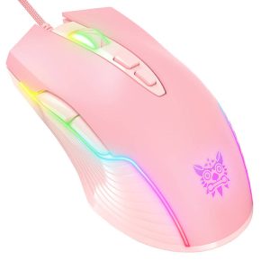Mouse da gaming ONIKUMA CW905 rosa