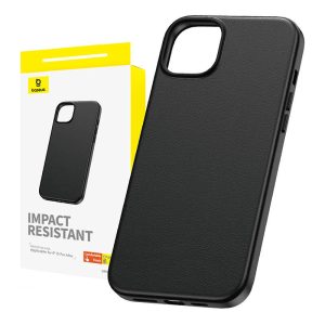 Custodia per iPhone 15 Pro Max serie Baseus Fauxther (nera)