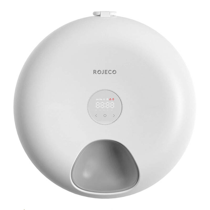 Distributore automatico di cibo per animali domestici Rojeco, 6 pasti, batteria da 3600 mAh