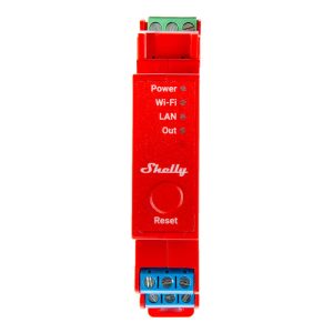 Interruttore Shelly Pro 1PM per guida DIN con misurazione della potenza, 1 canale, WiFi/LAN