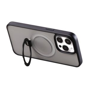 Joyroom JR-BP004 Custodia protettiva magnetica con supporto per iPhone 15 (Nero)