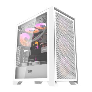 Case per computer Darkflash DRX70 MESH (bianco) + 4 ventole RGB