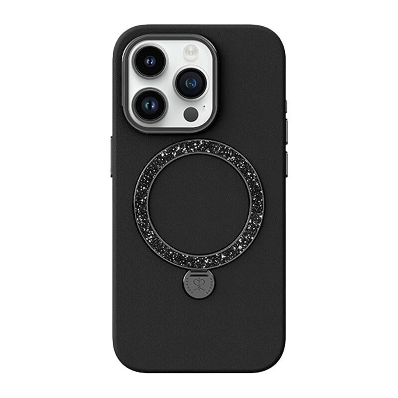 Custodia Joyroom PN-15L4 Dancing Circle per iPhone 15 Pro Max (nera)