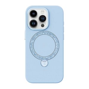 Custodia Joyroom PN-15L4 Dancing Circle per iPhone 15 Pro Max (blu)
