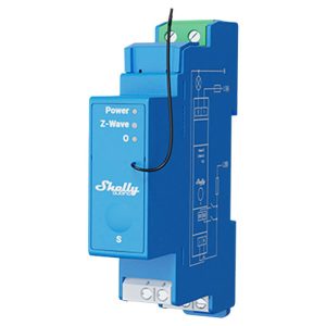 Shelly Qubino Pro 1 Relè per guida DIN, 1 canale, Z-Wave