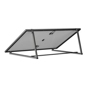 Staffa EcoFlow regolabile per pannelli fotovoltaici da 400 W, sia autoportanti che a parete.