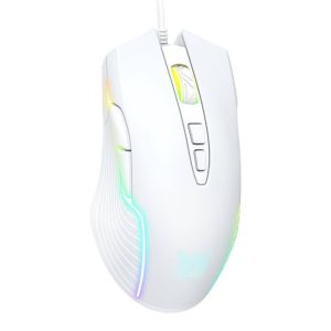 Mouse da gioco Onikuma CW905 bianco con cavo