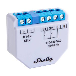 Shelly Plus Dimmer per luci 0-10V, WiFi/Bluetooth