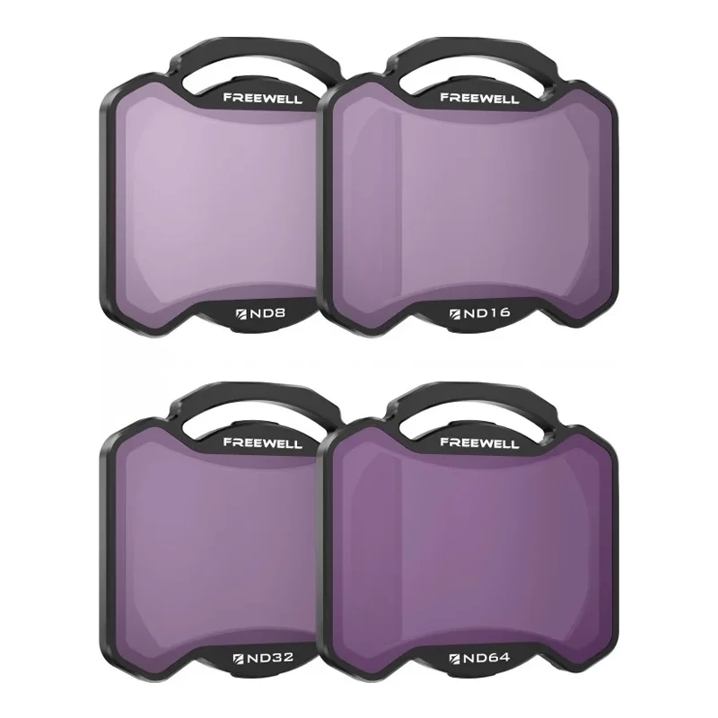 Set di 4 filtri ND8, 16, 32, 64 Freewell per DJI Avata 2