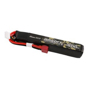 Batteria Lipo Gens ace 25C 1500mAh 3S1P 11.1V per pistole softair con connettore T
