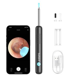 Asta per la pulizia delle orecchie Smart Visual Bebird R1 nera