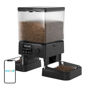 Distributore automatico doppio di cibo per animali domestici con WiFi Oneisall