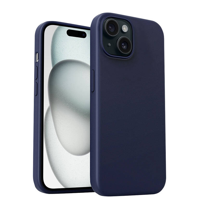 Custodia Aukey PC-GJ10B per iPhone 15 Plus (blu tempesta)