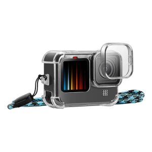 Custodia con copriobiettivo e tracolla PULUZ per GoPro Hero 9 / 10 / 11