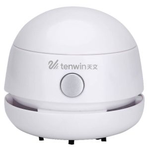 Mini aspirapolvere ricaricabile da scrivania Tenwin 8052-2 micro USB (bianco)