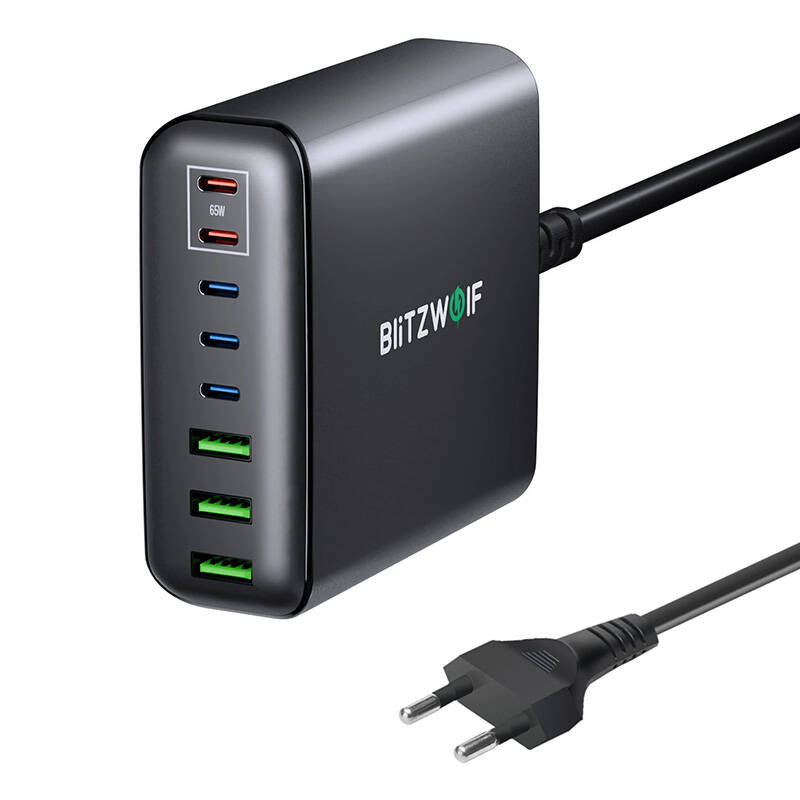 Caricabatterie da parete Blitzwolf BW-S26 250W (nero)