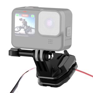 Clip PULUZ per parabrezza moto per videocamere sportive (DJI Osmo Action 4, GoPro Hero 12, Insta360 Ace Pro / X4) (nera)