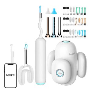 Otoscopio con telecamera per la pulizia delle orecchie Bebird Home 30S (bianco)
