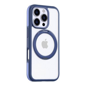Custodia Torras Ostand R Fusion Series per iPhone 16 Pro (blu)