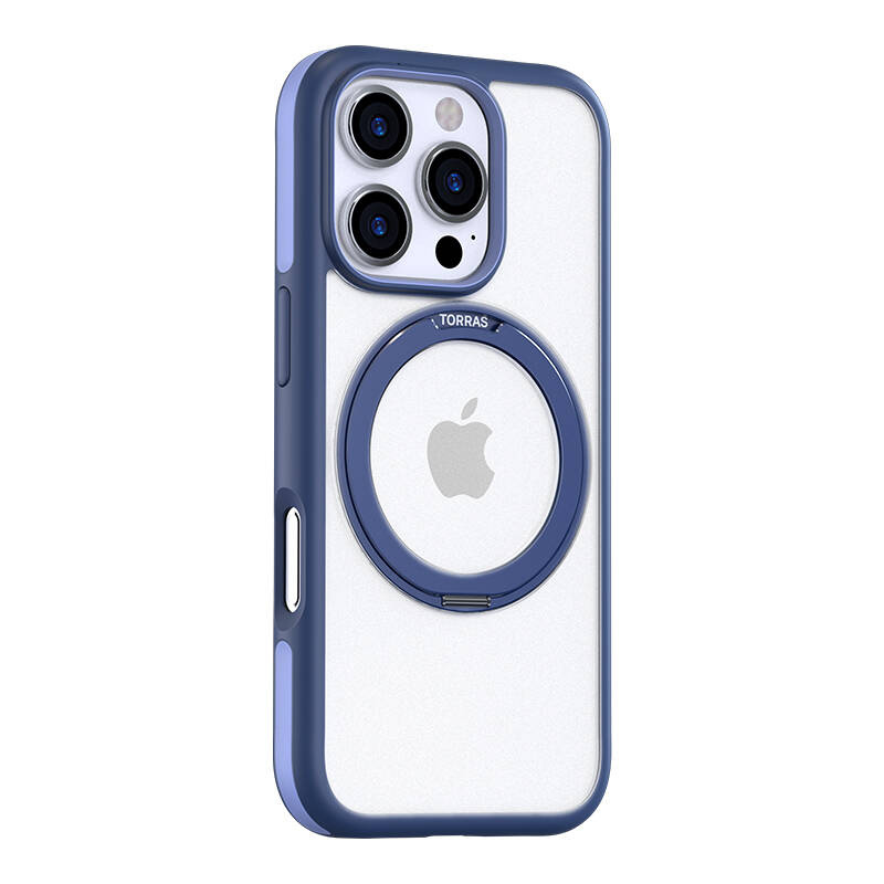 Custodia Torras Ostand R Fusion Series per iPhone 16 Pro (blu)