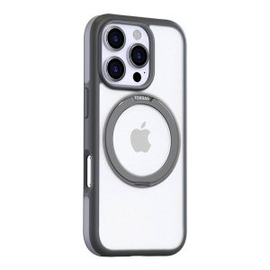 Custodia Torras Ostand R Fusion per iPhone 16 Pro (grigia)