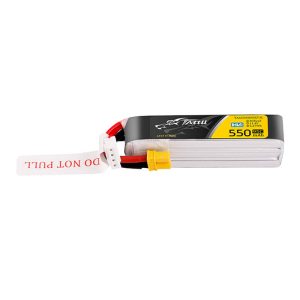 Batteria Lipo Tattu 3s 550mAh 95C 11.4V HV con connettore XT30 (confezione lunga)