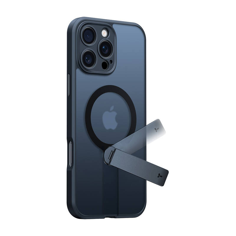 Custodia Torras Pstand Spin per iPhone 16 Pro Max (nera)