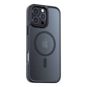 Custodia magnetica Torras Guardian Series per iPhone 16 Pro Max (nera)