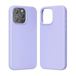 Custodia in silicone Vention KUFV0-40 per iPhone 15 Pro Max (viola)