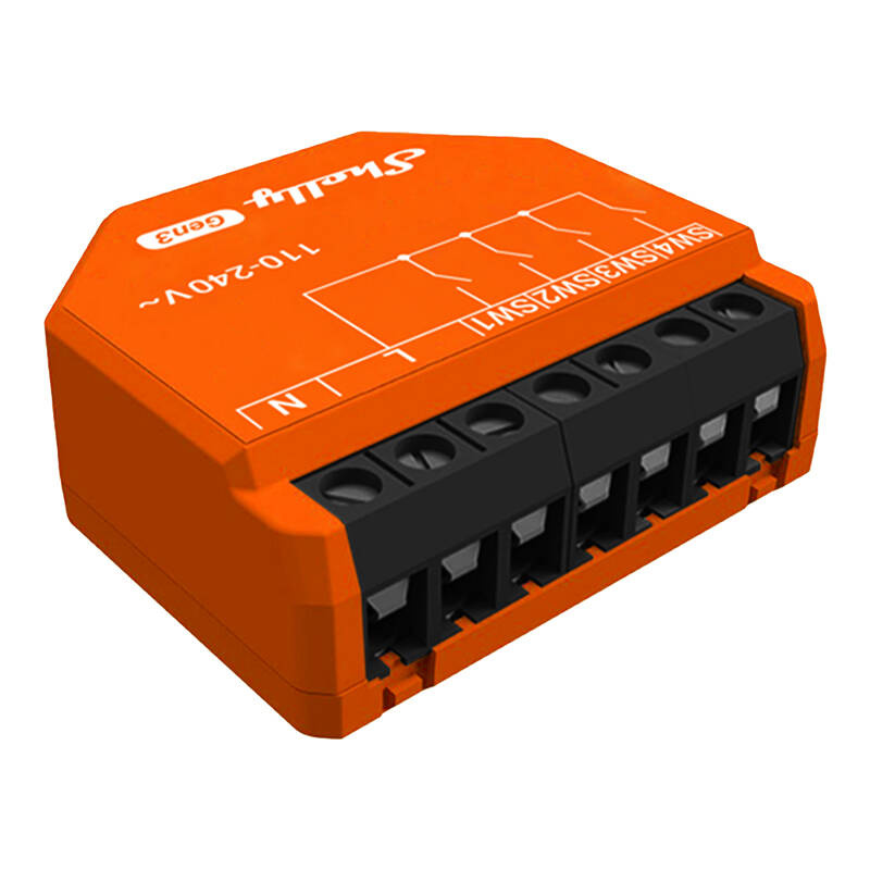 Controller Shelly i4 Gen3, WiFi/Bluetooth