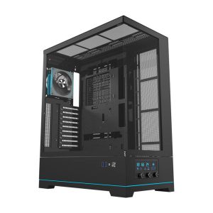 Case per computer Darkflash DY451L PRO (nero) + 1 ventola