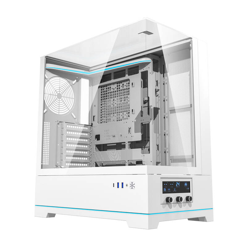 Case per computer Darkflash DY450 senza ventole (bianco)